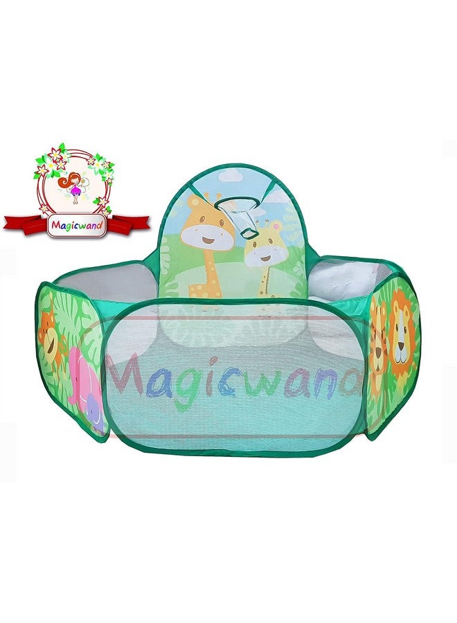 ماجيك واند لعبة كرات منبثقة متعددة الألوان من مادة البوليستر بحجم كبير جدًا من Magicwand، بدون كرات، مناسبة لعمر 3 سنوات فما فوق - Image 5