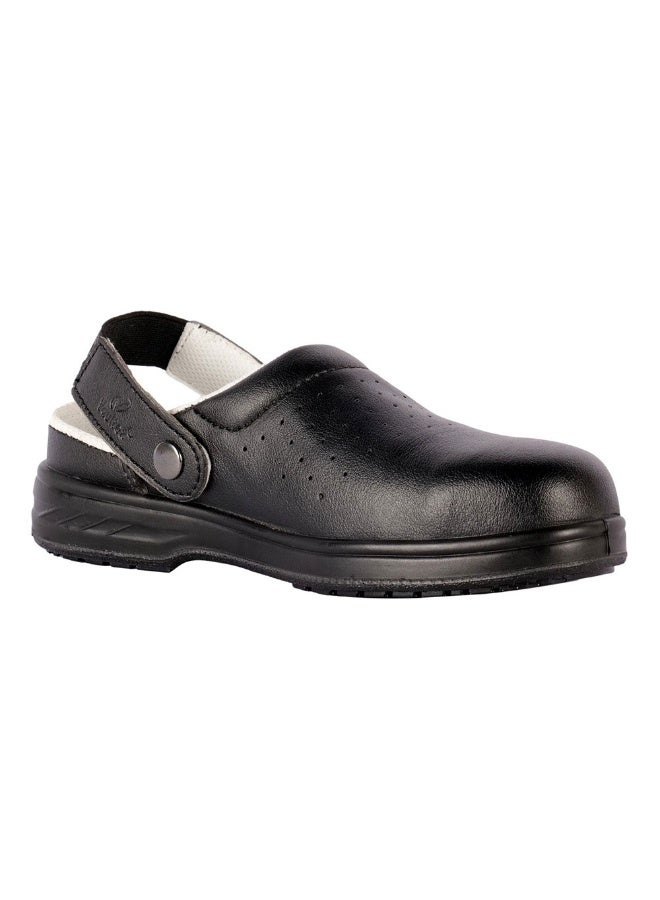 Vaultex VE12 Steel Toe Safety Clog Shoes, Black, 40 - Image 1
