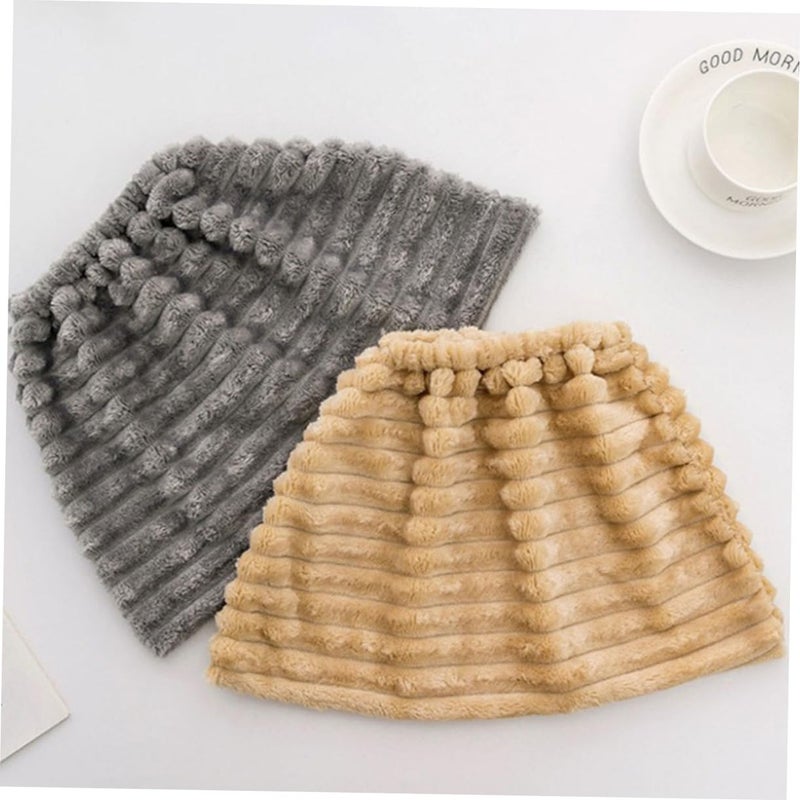 Grey Flannel Broom Replacement Cover 2 Pack Reusable Easy Wash Durable Sweeping Cloth - Image 5