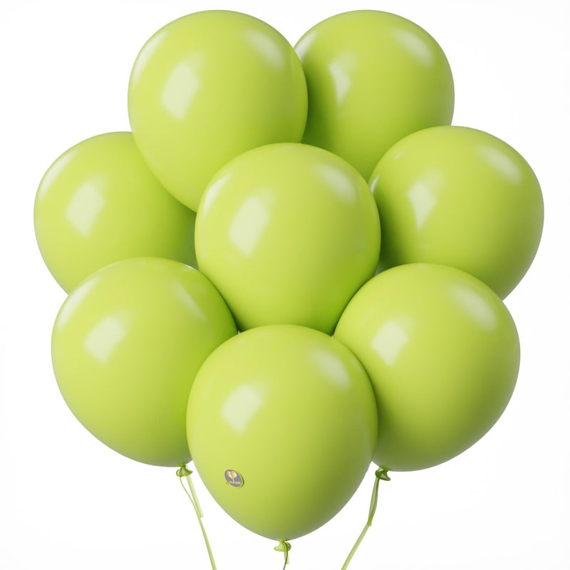Balloon Red AFTERLOON Biodegradable Balloons 24 pcs Lime Green 12 Inch Matte Color Thickened Extra Strong Latex Helium Float Multicolor Colorful Bulk Color ballon baloon Globos Para Decoration De Fiestas Kids - Image 3