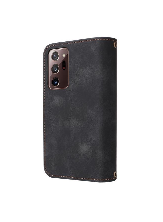 إيروريكس جراب لهاتف Samsung Galaxy Note20 Ultra متعدد الوظائف بفتحة بطاقة وسحاب ومحفظة جلدية لهاتف الهاتف - Image 3