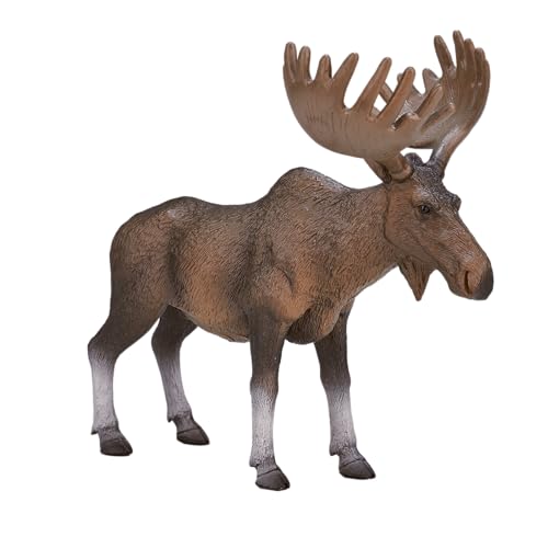 MOJO European ElkMoose HandPainted Toy Figure Woodland Collection True to Life Highly Detailed Designed in UK - Image 1