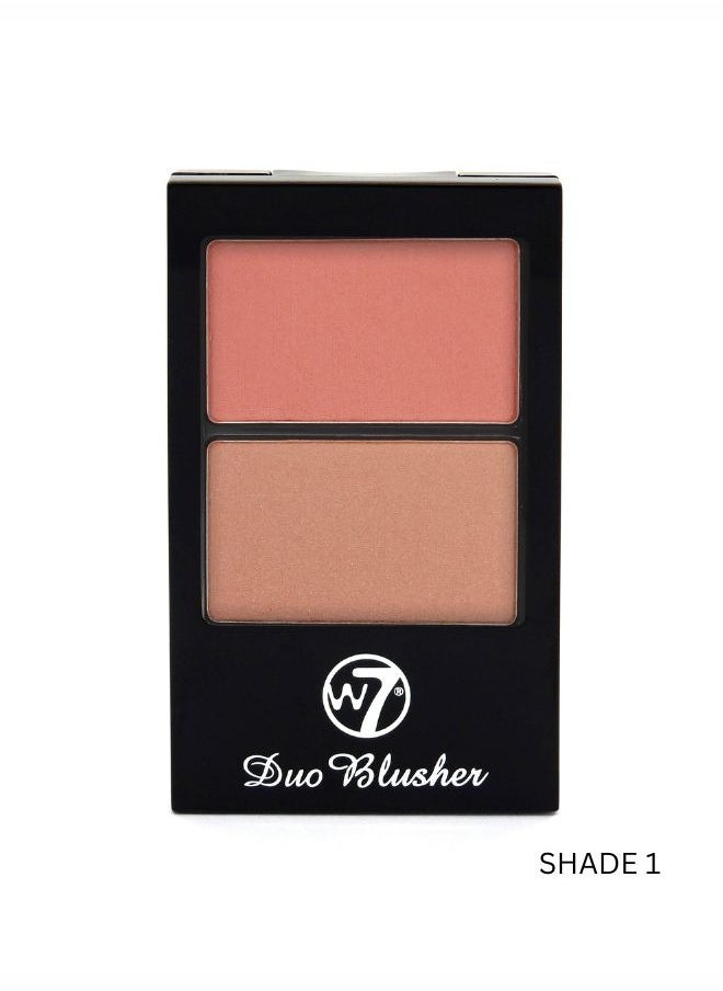 W7 Cosmetics W7 Duo Blusher Shimmer Shade 1  - Image 1