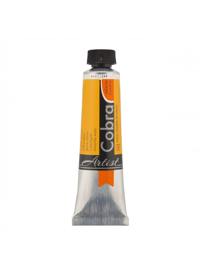 Cobra Water-Mixable Oil Color 40 ml Tube - Indian Yellow
