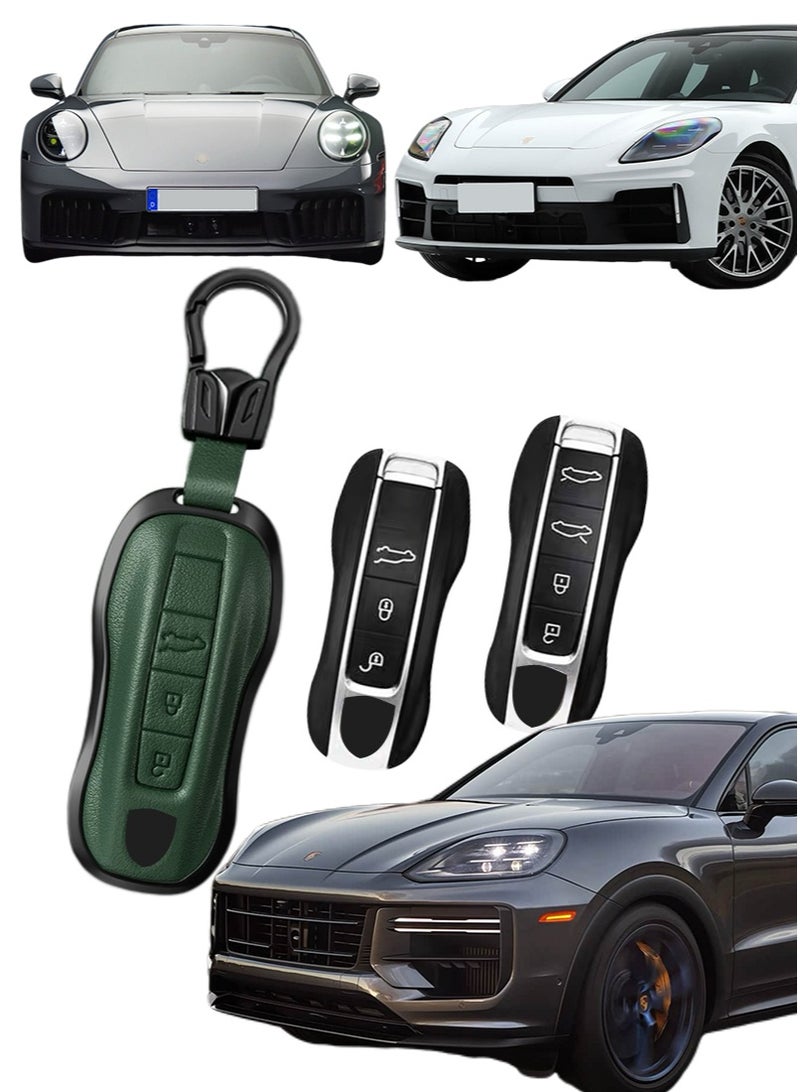 Car key bag, suitable for Porsche car key protector, perfectly wraps car keys, high-end, wear-resistant and fashionable. - Image 1