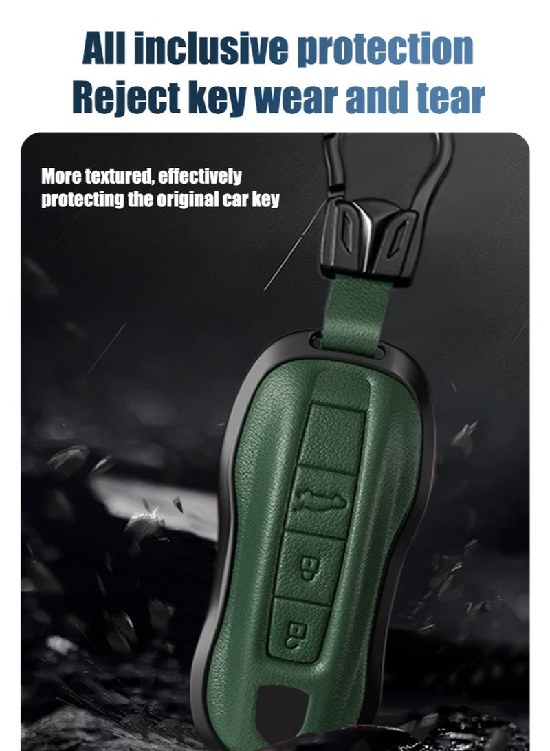 Car key bag, suitable for Porsche car key protector, perfectly wraps car keys, high-end, wear-resistant and fashionable. - Image 3