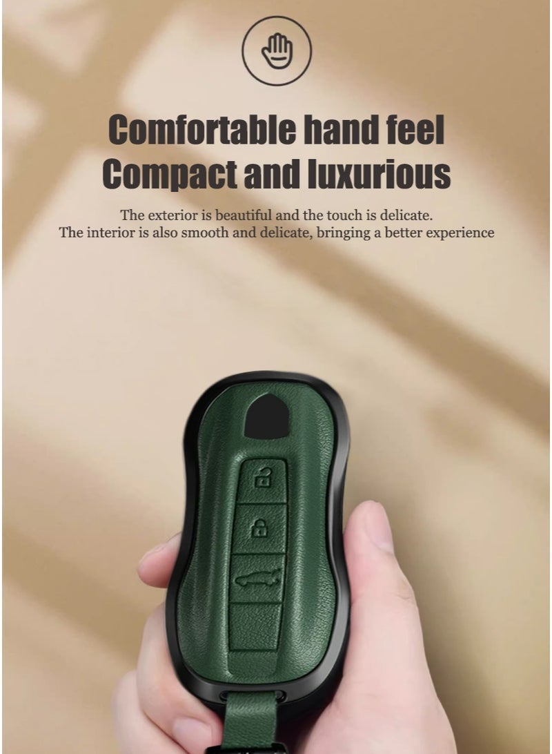 Car key bag, suitable for Porsche car key protector, perfectly wraps car keys, high-end, wear-resistant and fashionable. - Image 4