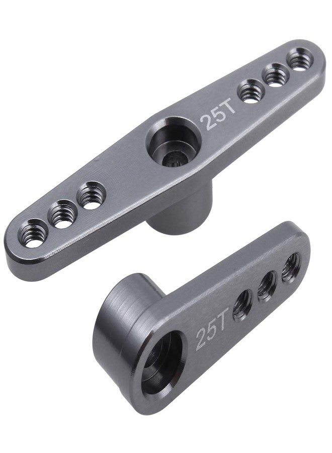 XIND ELE. 2-Pack Metal 25T Servo Horn Steering Arms M3 Thread for Futaba Savox Power HD HSP MG995 MG996 Servo Motor - Image 5