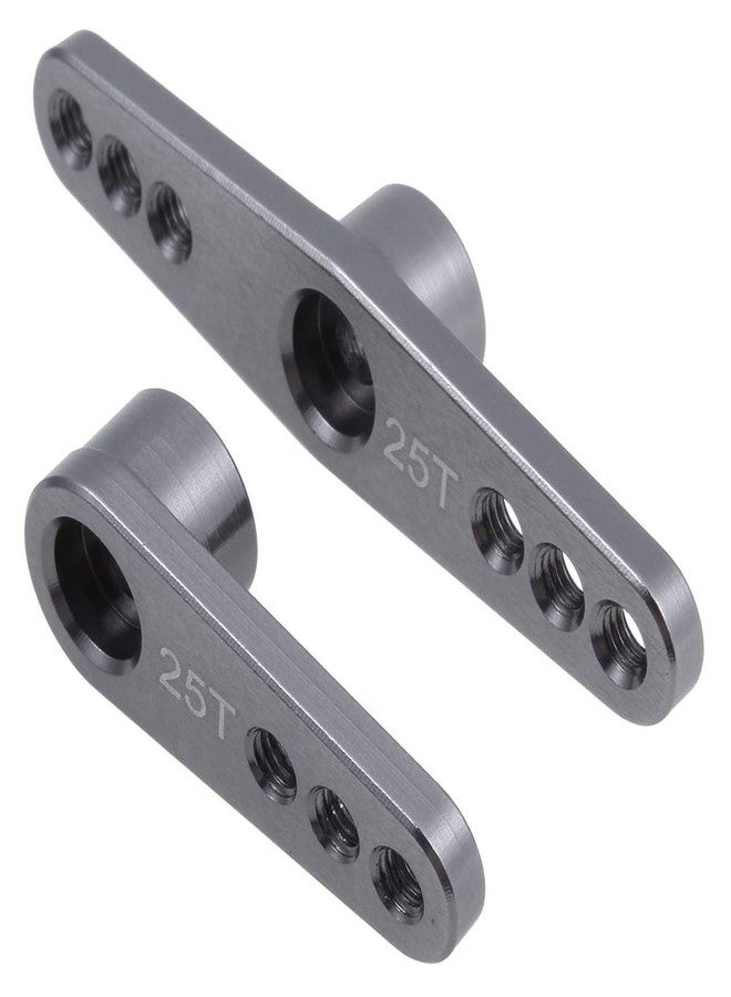 XIND ELE. 2-Pack Metal 25T Servo Horn Steering Arms M3 Thread for Futaba Savox Power HD HSP MG995 MG996 Servo Motor - Image 4