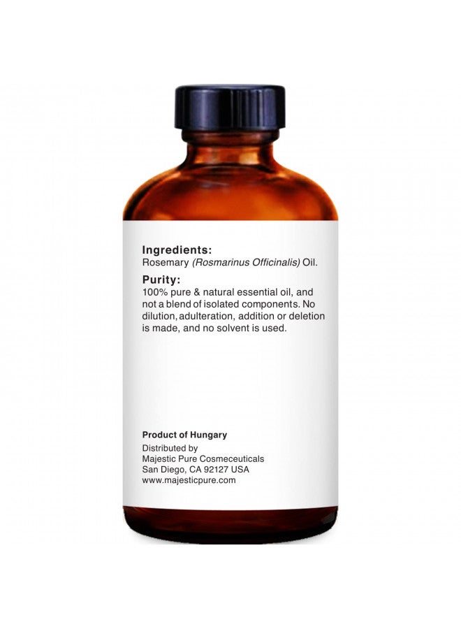 Majestic Pure MAJESTIC PURE Rosemary Essential Oil | 100% Pure and Natural Rosemary Oil | Premium Grade Essential Oils for Hair Care, Home Diffusers, Skin, Aromatherapy, Massage and Humidifiers | 1 Fl Oz  - Image 3