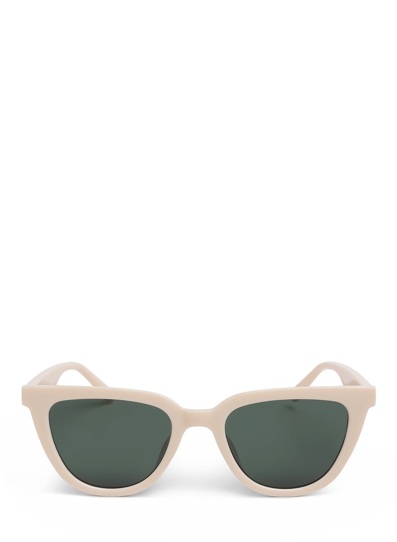 London Rag Cat Eye UV Sunglasses in Cream - Image 1