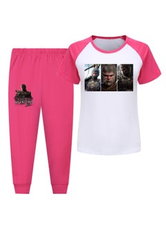 MQD Black Mythical Goku Children's Short Sleeve Pants Pajama Set 