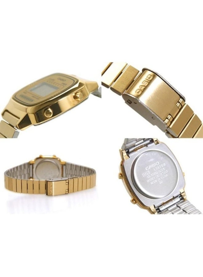 CASIO Women Stainless Steel Analog Watch LA670WGA-9DF - Image 4