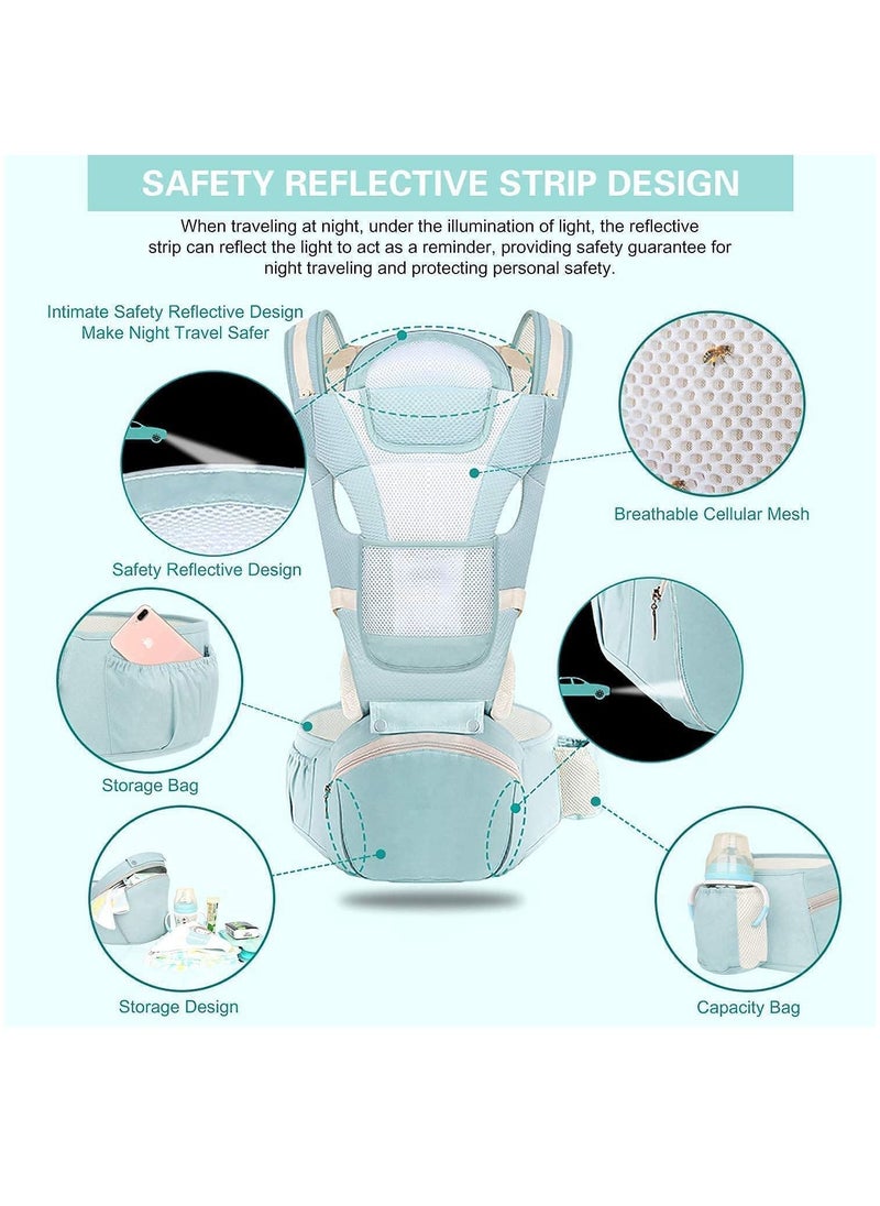 Arabest - Multi Functional Baby Strap, Waist, Stool, Buttocks, Seat, Baby Strap, Suitable for Infants Aged 0-36 Months, 6-in-1 Carrying Model Strap, Adjustable in Size, Perfect for Hiking and Travel - Image 1