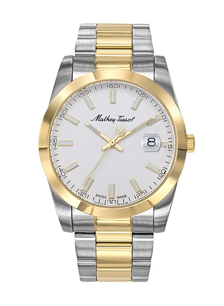 Mathey-Tissot Mathy I Quartz White Dial Men's Watch H450BI