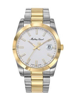 Two-tone (Silver-tone and Yellow Gold PVD)