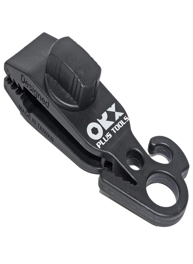 ORX PLUS TOOLS ORXPLUS TOOLS 4pcs Knot-free Tarp Clips Thumb Screw with Hook Tail Tent Clips Awning Clamp Set Tent Clamps for Camping Canopies, Car Cover, Winter Boat Cover, Pool Cover, Sun Shade - Image 1