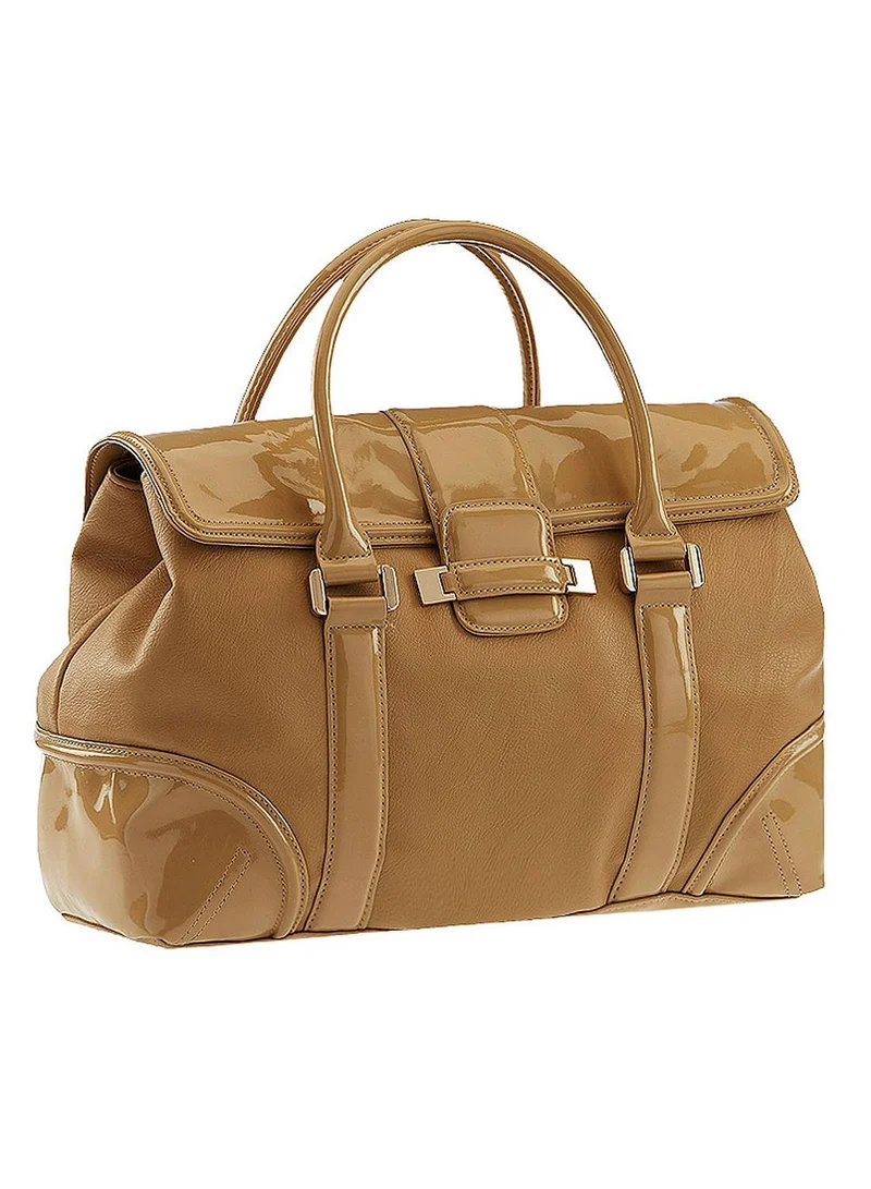 Ivanka Trump Patent Trim Satchel