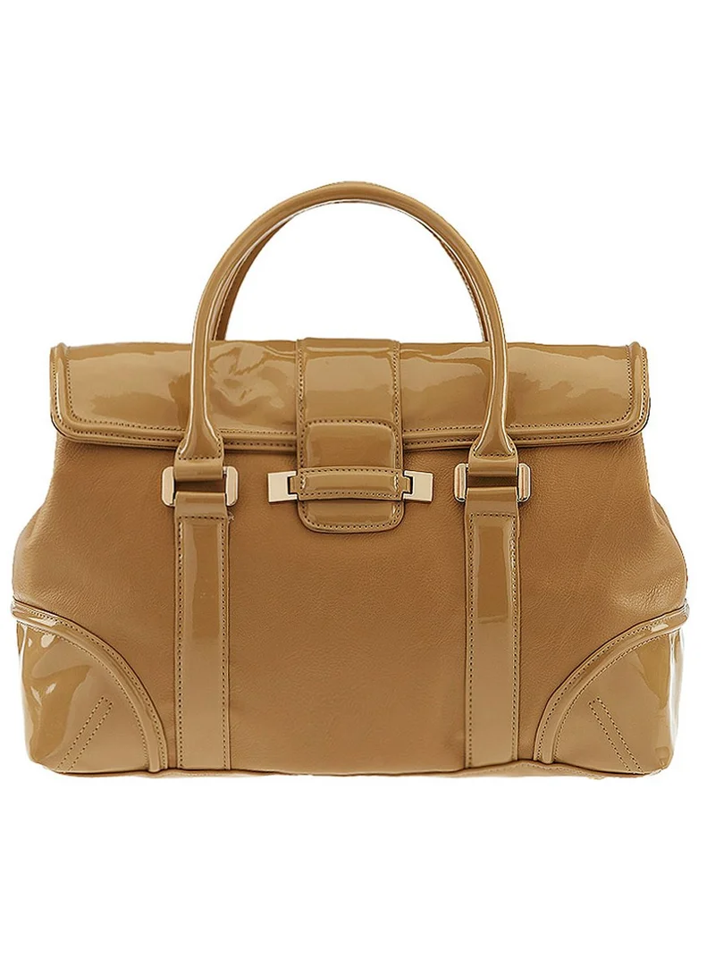 Ivanka Trump Patent Trim Satchel