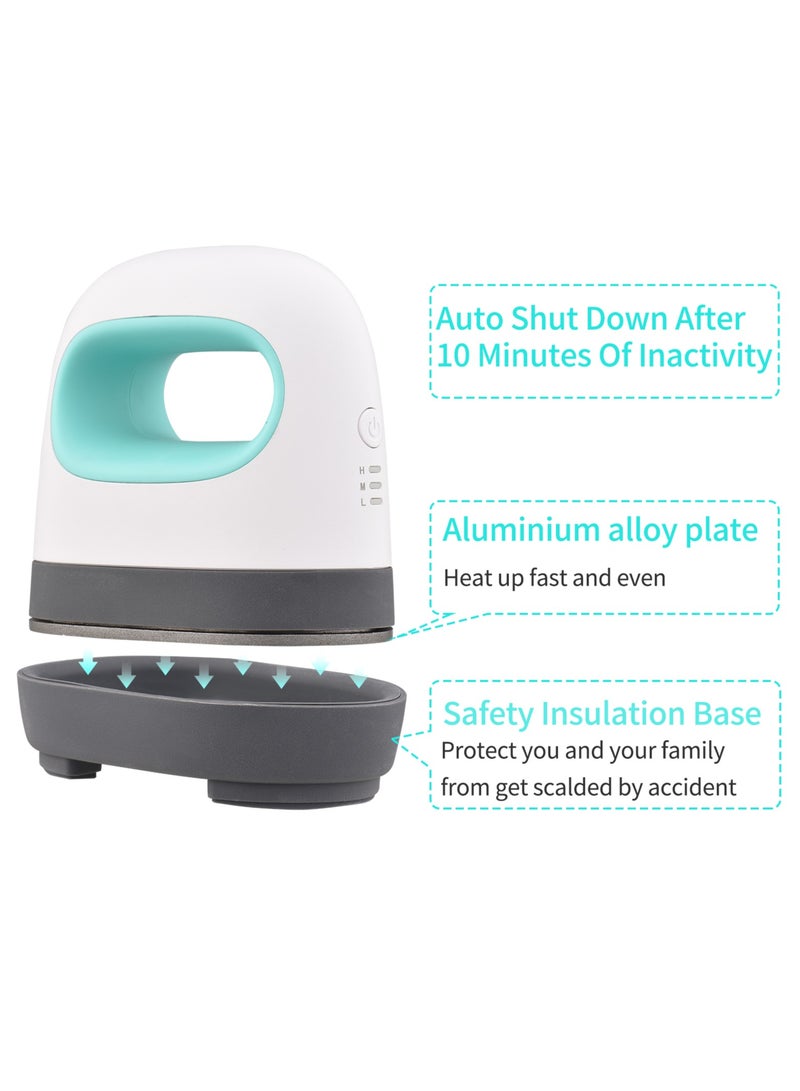 Mini Heat Press Machine T-Shirt Printing Easy Heating Transfer Press Iron Machines for Clothes Bags Hats Pads Blanket Leather Portable HTV Vinyl Projects DIY Home Business  - Image 4