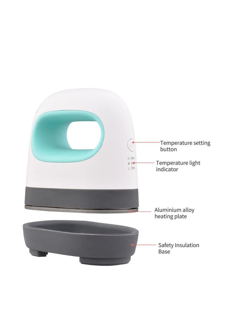 Mini Heat Press Machine T-Shirt Printing Easy Heating Transfer Press Iron Machines for Clothes Bags Hats Pads Blanket Leather Portable HTV Vinyl Projects DIY Home Business  - Image 2