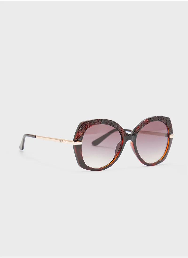 GUESS Gu0021552F55 Cat Eyesunglasses