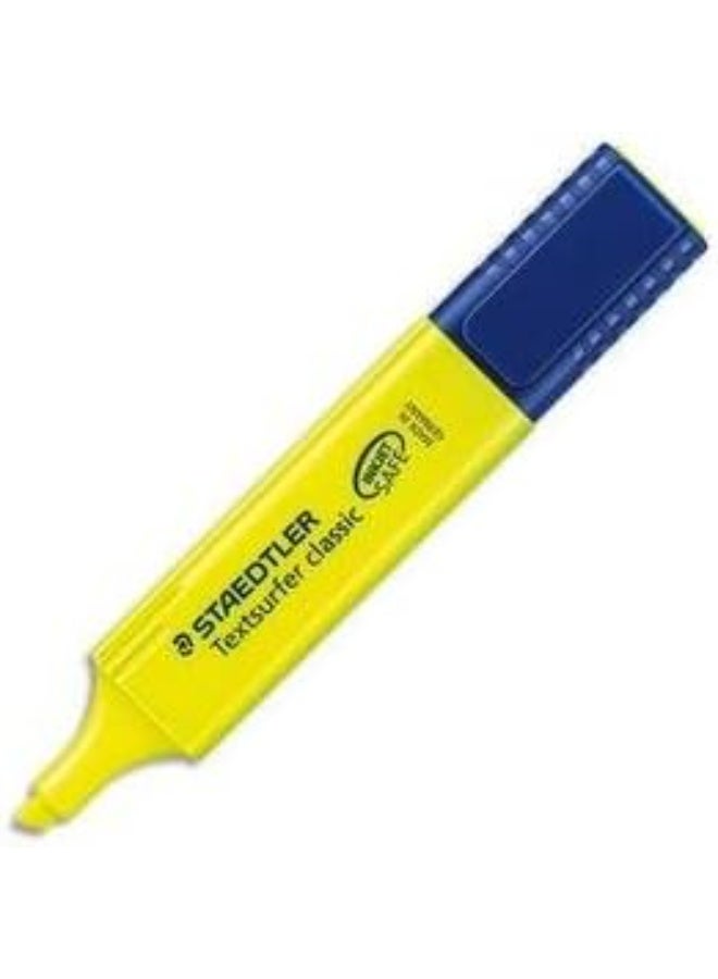 Staedtler Textsurfer Classic 364-1 Highlighter, Yellow, 2-Pack - Image 3