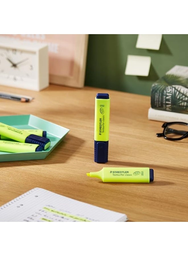 Staedtler Textsurfer Classic 364-1 Highlighter, Yellow, 2-Pack - Image 4