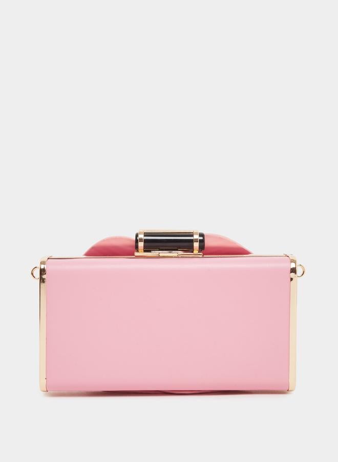 ستايلي حقيبة ستايلي بزهرة مع حزام سلسلة - Image 2