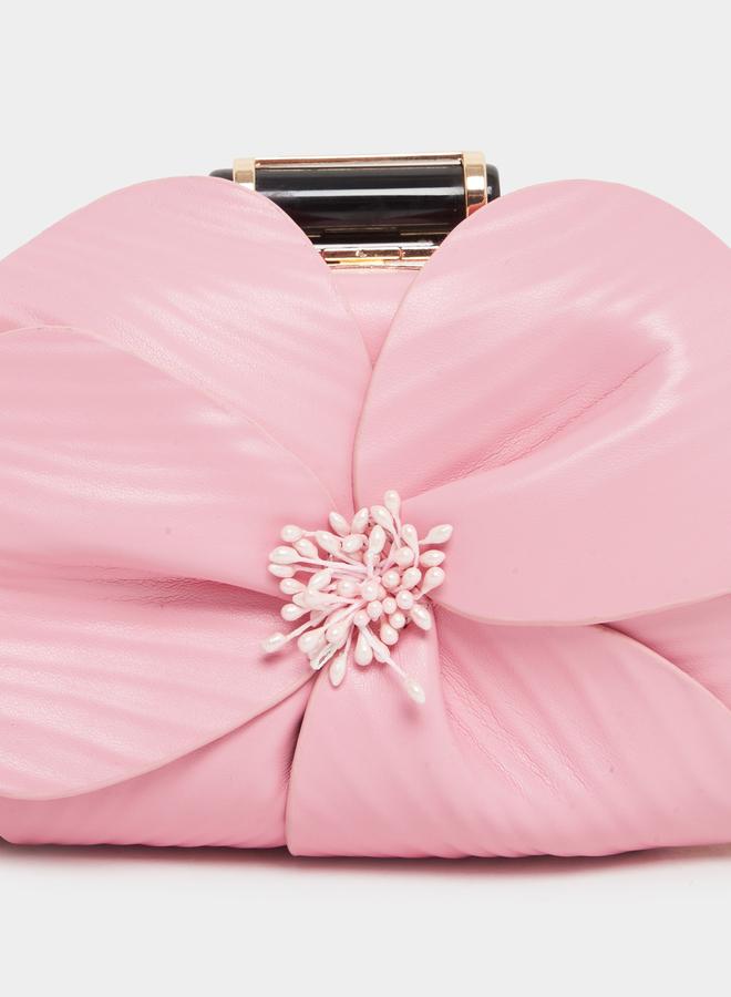 ستايلي حقيبة ستايلي بزهرة مع حزام سلسلة - Image 3