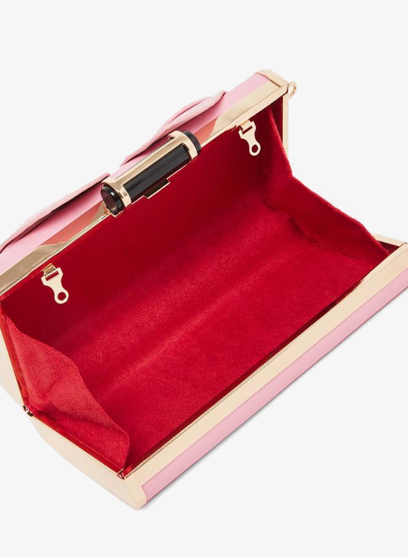 Styli Floral Corsage Bag with Chain Strap - Image 4