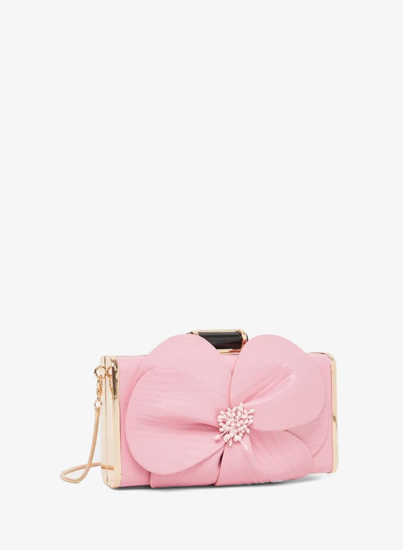 Styli Floral Corsage Bag with Chain Strap - Image 1