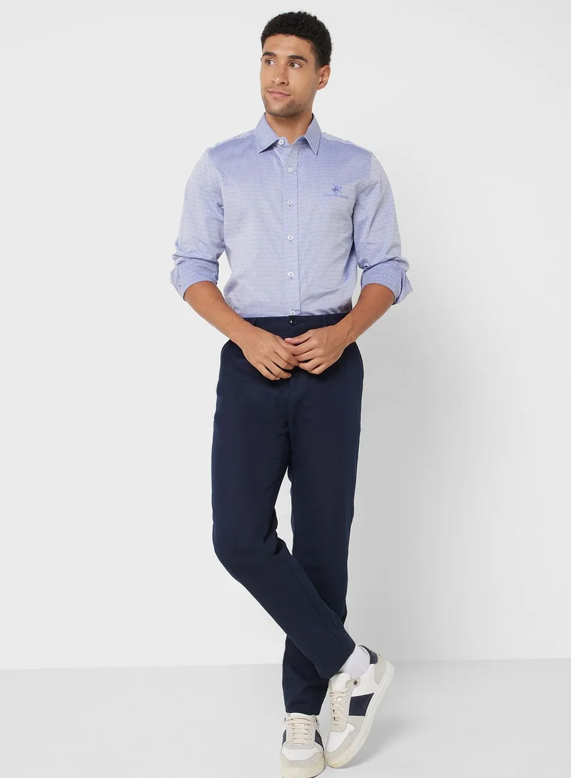 bhpoloclub Logo Slim Fit Shirt