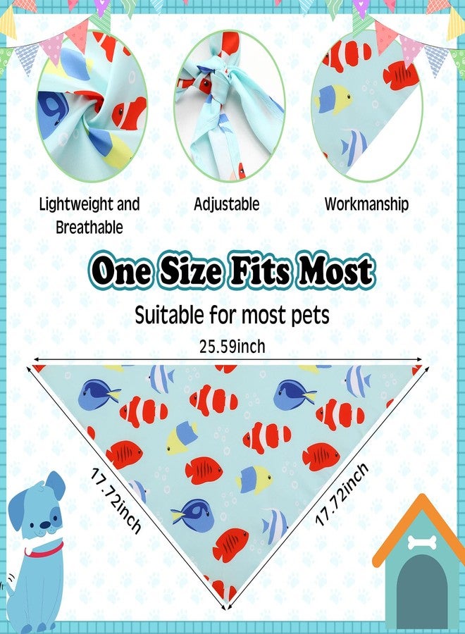 Bulyoou 120 Pcs Paw Dog Bandanas Bulk Bone Pet Bandanas Dog Handkerchiefs Summer Scarf Bibs Triangle Bibs Adjustable Kerchief Pet Grooming Costume Accessories - Image 2