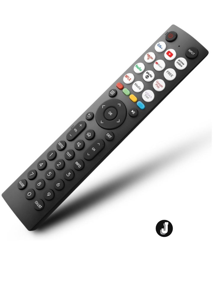 JAJEEK "Universal TV Remote for Hisense – EN2Q36H Replacement Remote for Hisense VIDAA 4K, HDTV, FHD, QLED, LCD, LED Smart TVs" - Image 1