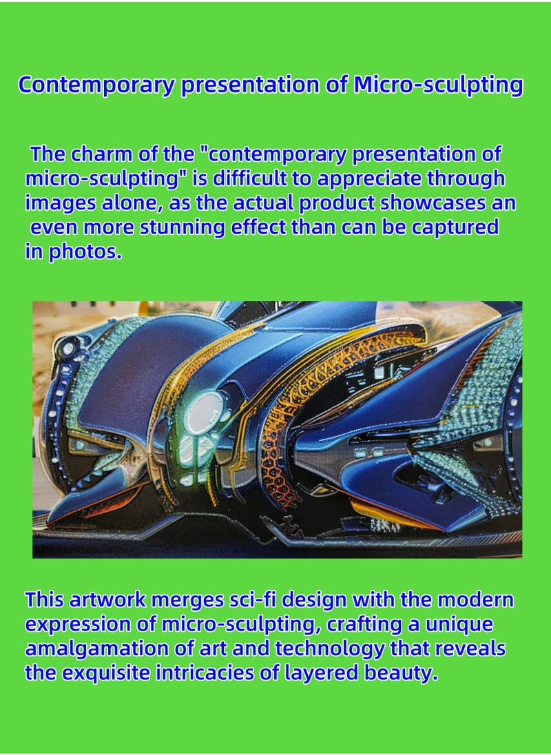 Generic - Painting - "CAR 023" by CHEN GUAN HONG: Future Sect Digital Art Creation, Sci-Fi Modern Artistic Design, Contemporary Presentation of Micro-Sculpting. This work is currently available exclusively on Platform "Noon";The following themes are related to the works: Artwork,Decorative Painting ,Modern Artwork,Abstract Paintings,Wall Art ,Interior Decoration,Home Decor,Classic Decor,Custom Painting,Office design,Commercial design,Model home design,Clubhouse interior design,Furniture design,Landscape design,Architecture design,Soft decoration,Molding,Villa design,Decorating,Interior Design,Residential Interior Design,Commercial Decorating,Budget-Friendly Decor Ideas,Modern Home Decor Trends,Vintage Decor Inspirations,Small Space Solutions,City-Specific Interior Designers,Tips for Maximizing Small Living Spaces,Latest Trends in Home Decor for 2025. - Image 1