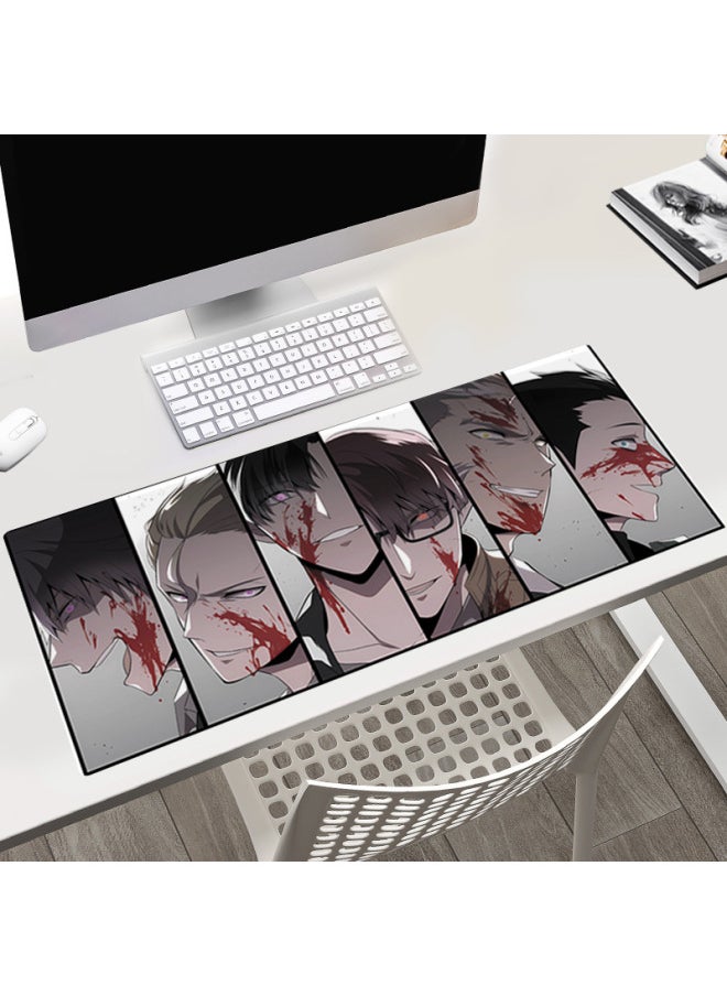 Generic - Large Size Anti-Slip Gaming Mousepad Keyboard Mat 40x90cm Cartoon Anime Theme Ideal For Esports And Gaming Enthusiasts-Pattern:Style -9 - Image 1