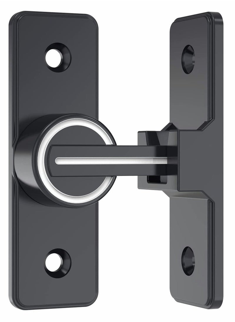 KASTWAVE 90 Degree Right Angle Door Lock, Heavy Duty Flip Door Latch Bolt Lock cam Lock Door and Window Push-Pull Lock Rod Bolt barn Push-Pull Door Lock (Luminous Tone)  - Image 1