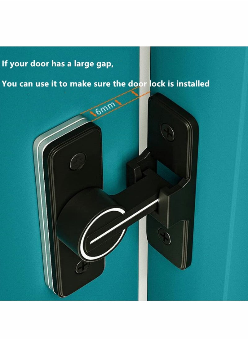 KASTWAVE 90 Degree Right Angle Door Lock, Heavy Duty Flip Door Latch Bolt Lock cam Lock Door and Window Push-Pull Lock Rod Bolt barn Push-Pull Door Lock (Luminous Tone)  - Image 3