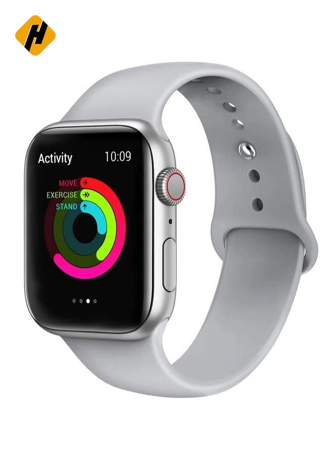 HuHa "Premium Soft Silicone Fitness Replacement Wristband Strap Compatible with Apple Watch Series 6/5/4/3/2/1/SE 42mm-44mm - Durable, Breathable, and Stylish Watch Band for Active Lifestyles" - Image 1
