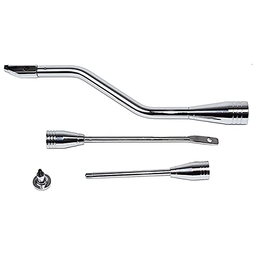 A-Team Performance أداء A-Team - مجموعة رفع إشارة الانعطاف وخطر الميل للسيارات والشاحنات من الألومنيوم المصقول في مجموعة تزيين العمود بالكروم - متوافقة مع أعمدة GM شيفروليه أولدزموبيل بويك من 1967-1994 - Image 1