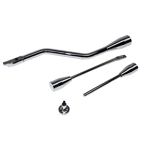 A-Team Performance أداء A-Team - مجموعة رفع إشارة الانعطاف وخطر الميل للسيارات والشاحنات من الألومنيوم المصقول في مجموعة تزيين العمود بالكروم - متوافقة مع أعمدة GM شيفروليه أولدزموبيل بويك من 1967-1994 - Image 3