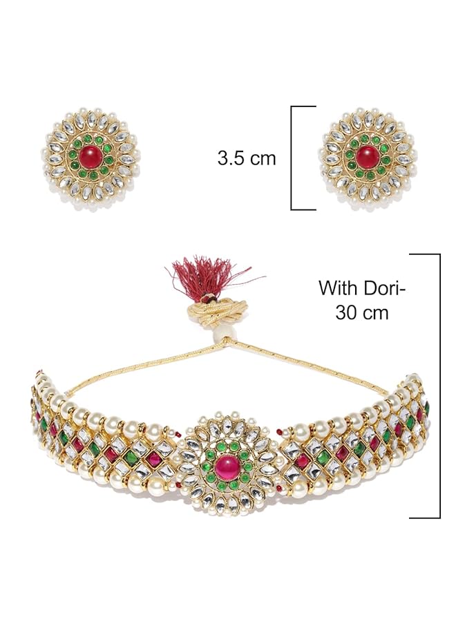 erorex Jewelery Set For Women Golden Zpfk9362 - Image 5