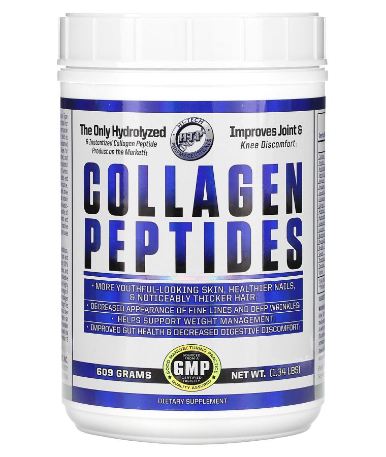 hi tech pharmaceuticals Collagen Peptides 1.34 lb (609 g)