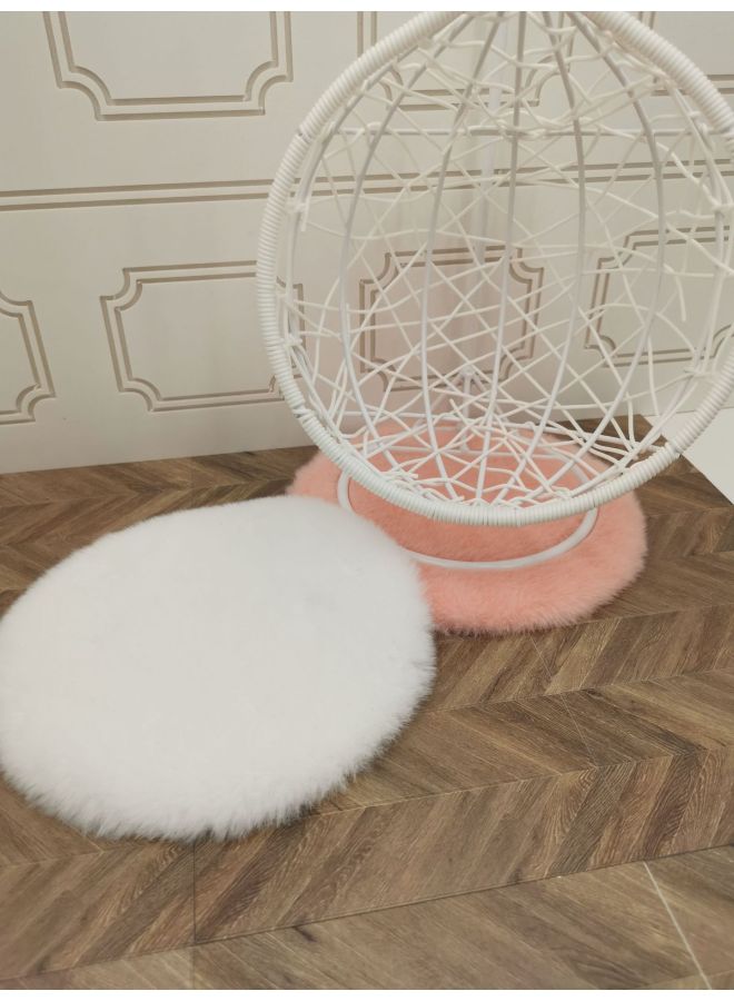 Miniature Plush Carpet For Dollhouse Bedroom Living Room Scene Shooting Props-Color:Powder Cloud 15*10cm - Image 4