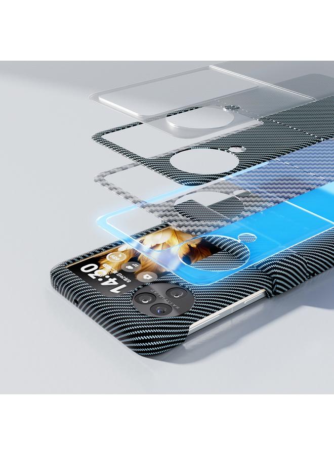 S-TOP Case For OPPO Find N3 Flip 3 in 1 All-inclusive Decal Carbon Fiber Texture Protective Phone Case - Image 5