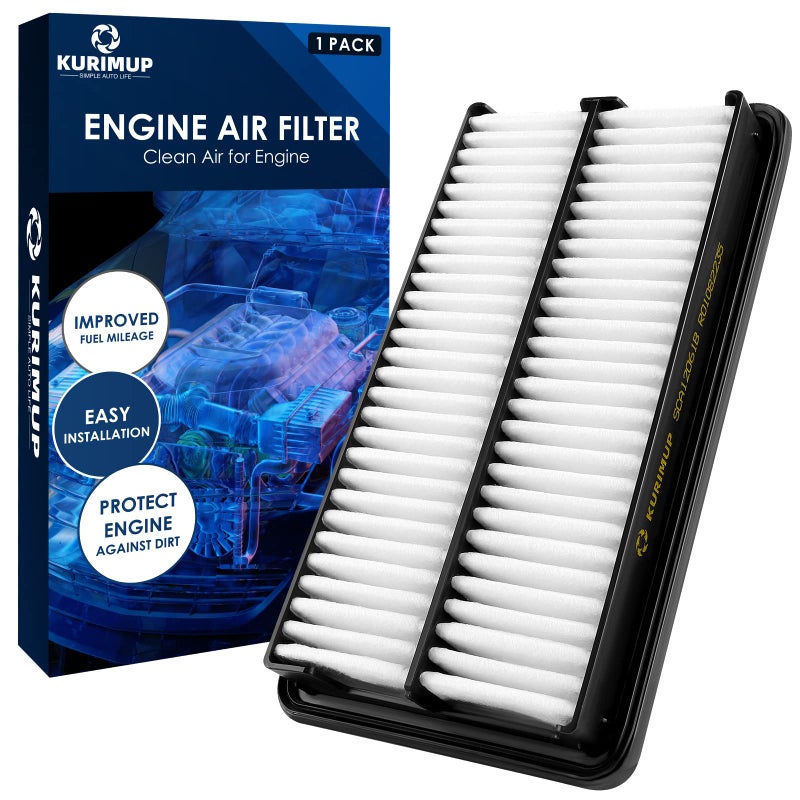 KURIMUP CA12061 Car Air Intake Replacement Engine Air Filter, Triple Filtration Offers 99% Air Purification, Fit for Acura MDX 3.5LTLX L4 2.0L and Honda PassportPilotOdysseyRidgeline
