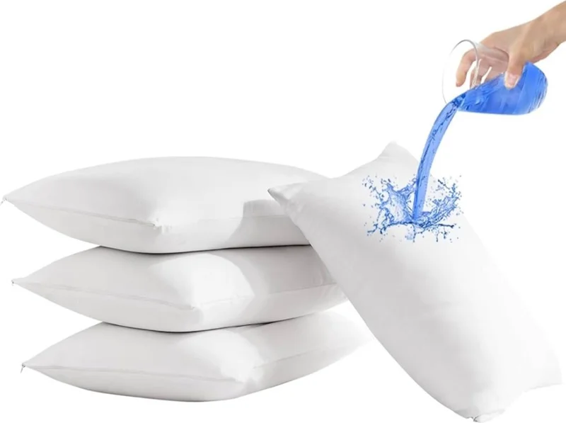 TOTEM 4 Piece Cotton Hidden Zipper Pillow Protector 50 x 70 cm