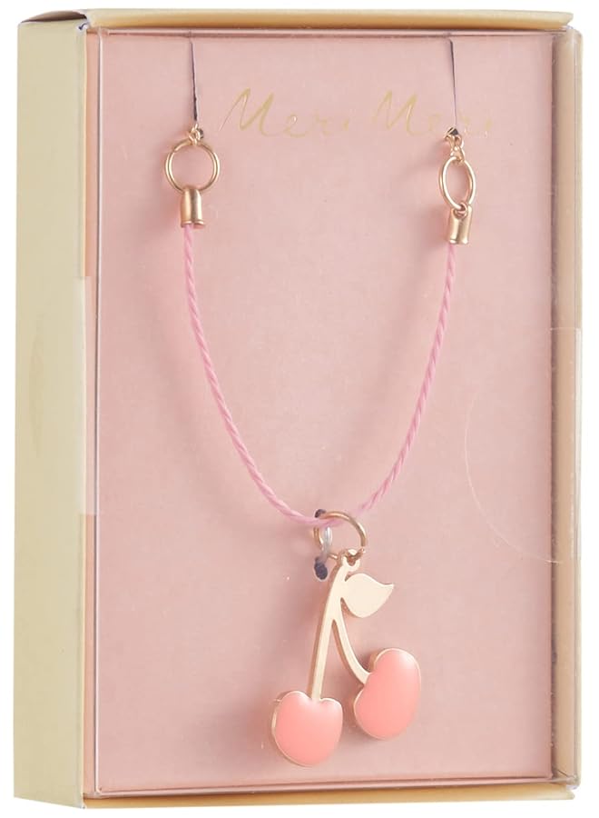 Meri Meri Enamel Cherries Necklace - Image 1