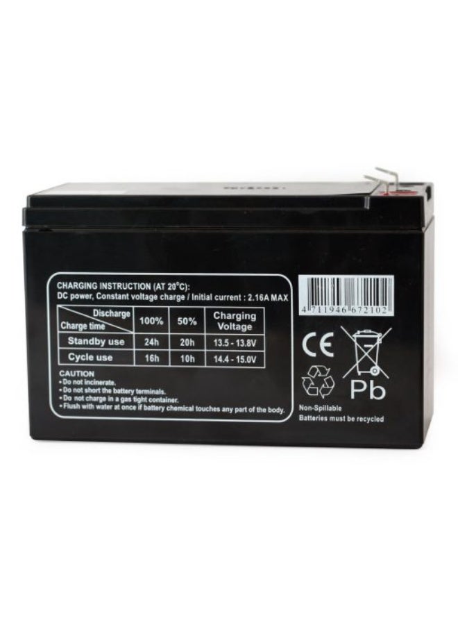 TSLA Terminator TSLA‑12‑7.2 – 12 V 7.2 Ah Sealed Lead‑Acid (SLA) Battery - Image 2